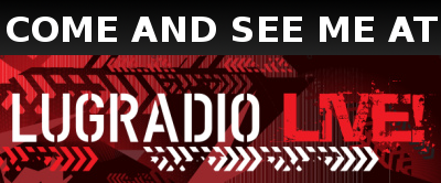 See me at LUG Radio Live LOGO